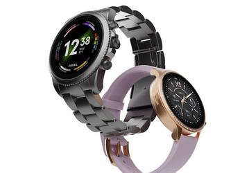 Экран AMOLED, GPS, NFC, поддержка звонков без смартфона, водозащита, датчики ЧСС и SpO2. Представлены умные часы Fossil Gen 6 на платформе Google Wear OS