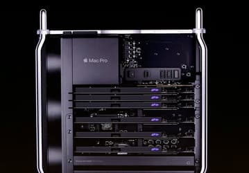 В Mac Pro теперь можно установить две двухчиповые видеокарты Radeon Pro W6800X Duo с 64 ГБ памяти у каждой