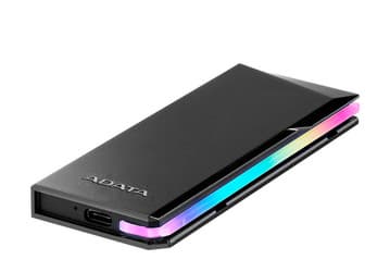 Корпус для твердотельного накопителя Adata EC700G RGB совместим с SSD с интерфейсами SATA и PCIe