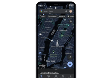 В Google Maps для iPhone наконец-то появилась тёмная тема