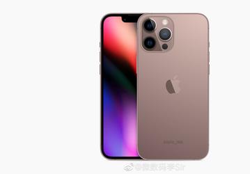 iPhone 13 и iPhone 13 Pro в «старом новом» цвете Rose Gold показали на рендерах