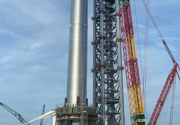 122 метра космической мощи или «мечты наконец сбываются». Илон Маск показал собранный космический корабль Starship – это самая большая ракета в истории человечества