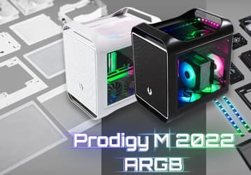 Корпус BitFenix Prodigy M ARGB 2022 рассчитан на плату типоразмера mini-ITX или microATX
