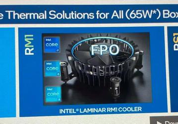 Intel обновит коробочные кулеры для CPU в преддверии выхода процессоров Core 12 поколения (Alder Lake)
