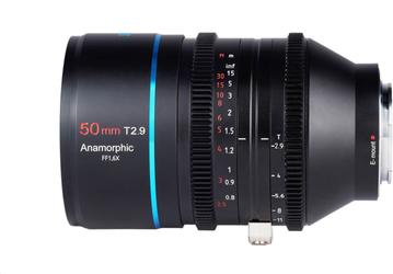 Объектив Sirui 50mm T2.9 характеризуется коэффициентом анаморфирования 1,6x 