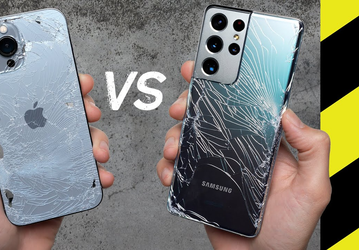 iPhone 13 Pro Max прошёл суровый тест на прочность в сравнении с Samsung Galaxy S21 Ultra