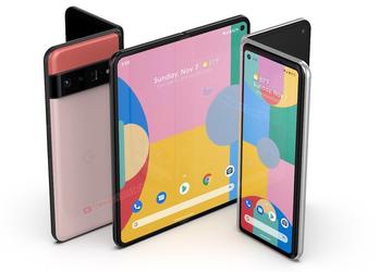 Так может выглядеть первый складной смартфон Google с гибким экраном. Pixel Fold показали на огромных рендерах и в видеоролике