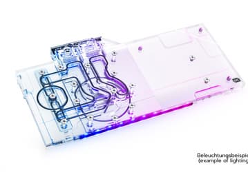 Водоблок Alphacool Eisblock Aurora Acryl GPX предназначен для видеокарты EVGA Geforce RTX 3070 FTW3 Ultra