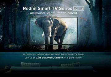 Доступные телевизоры Redmi выходят 22 сентября: большинство характеристик уже известно