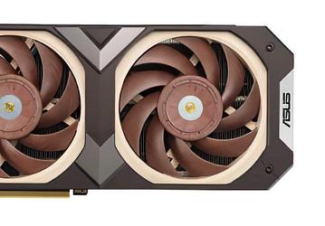 Первая видеокарта Asus с кулером Noctua. RTX 3070 Noctua OC получилась очень толстой