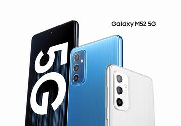 Больше никаких огромных аккумуляторов. Samsung показала Galaxy M52 на официальном сайте