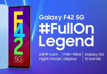 5000 мА·ч, 90 Гц, 64 Мп и 5G. Раскрыты характеристики «легендарного» Samsung Galaxy F42 5G