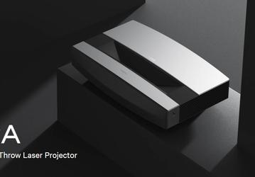 Лазерный проектор Xgimi Aura поддерживает разрешение 4K и позволяет получить 80-дюймовое изображение с расстояния менее 11 см