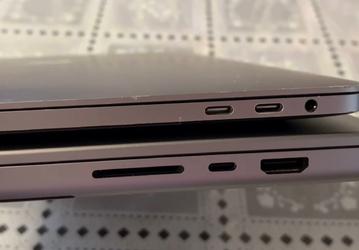 Новый MacBook Pro с чёлкой оказался очень толстым. Опубликовано сравнение с 15-дюймовым MacBook Pro