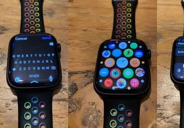 Появились первые живые фотографии часов Apple Watch Series 7 