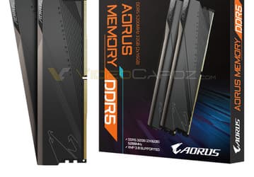 Появилось изображение модулей памяти Gigabyte Aorus DDR5-5200