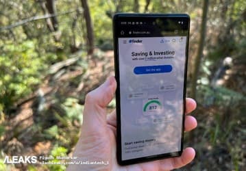 Большие рамки Google Pixel 6 показали вживую