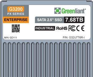 Линейка промышленных твердотельных накопителей Greenliant G7200 PX включает модели объёмом до 7,68 ТБ