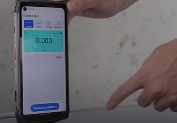 Как работает лазерное измерение длины, площади и объёма при помощи смартфона Ulefone Power Armor 13: опубликовано новое видео