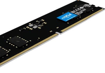 Модули памяти Micron Crucial DDR5-4800 предложены объёмом 8, 16 и 32 ГБ, по одному и по два