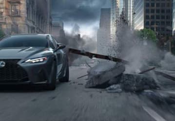 Следующий блокбастер Marvel Studios «Вечные» рекламируют при помощи 2022 Lexus IS 500 F Sport Performance