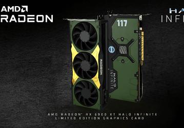Ограниченная версия и так весьма редкой видеокарты. Представлена Radeon RX 6900 XT Halo Infinite Limited Edition