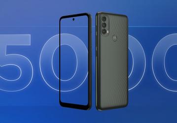 5000 мА·ч, 90 Гц, 48 Мп, IP52. Представлен бюджетный смартфон Moto E40