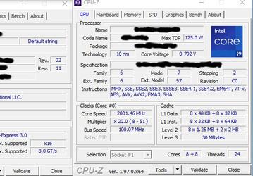 Intel Core i9-12900K засветился с материнской платой Gigabyte Z690 Tachyon и памятью DDR5-8000