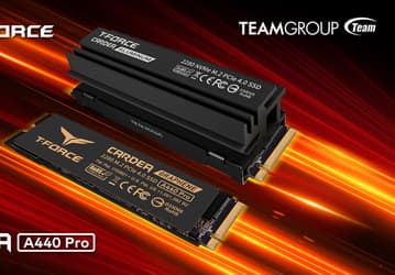 Твердотельный накопитель T-Force Cardea A440 Pro обеспечивает скорости чтения и записи до 7400 МБ/с и 7000 МБ/с соответственно