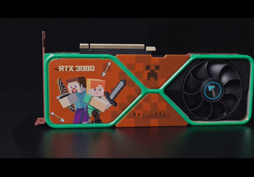 Видеокарта, которую надо собирать самостоятельно. Представлена GeForce RTX 3080 для поклонников Minecraft