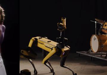 Роботы Boston Dynamics танцуют с Миком Джаггером и The Rolling Stones