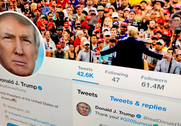 Дональд Трамп подал в суд на Twitter за блокировку его учётной записи