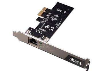 Ассортимент Akasa пополнила низкопрофильная сетевая карта с портом 2,5 GbE