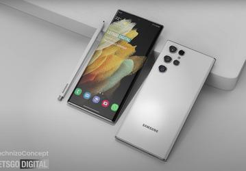 Первые живые фото демонстрируют крошечные рамки экрана Samsung Galaxy S22 Ultra