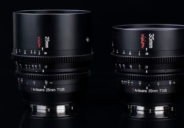 Начались продажи кинообъективов 7Artisans 25mm T1.05, 35mm T1.05 и 50mm T1.05 для беззеркальных камер формата APS-C