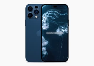Первые изображения iPhone 14 Pro в цвете Antarctic Blue с новым модулем камеры