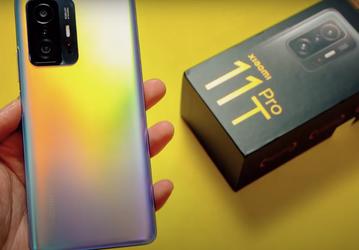 Первый «гиперфон» Xiaomi распаковали на видео. Скидка, кешбэк и бесплатный Xiaomi Mi Band 5 полагаются покупателям Xiaomi 11T Pro в Индии