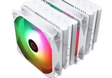 Процессорный кулер Thermalright Peerless Assassin 120 SE White ARGB окрашен в белый цвет