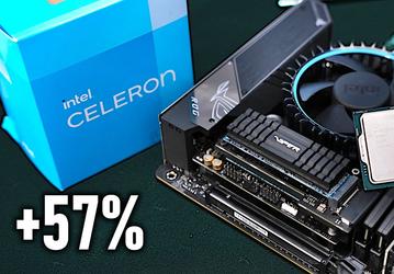 Старый добрый суперразгон дешёвых процессоров Intel. 50-долларовому Celeron G6900 можно повысить частоту свыше 5 ГГц 