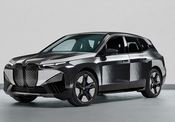 Автомобиль BMW iX Flow обернут в «электронную бумагу» E Ink, что позволяет менять его внешний вид