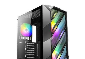 На передней стенке корпуса Antec NX700 установлены два 185-миллиметровых вентилятора ARGB 