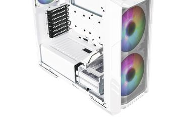 Корпус Cooler Master HAF 500 укомплектован четырьмя вентиляторами, включая два 200-миллиметровых