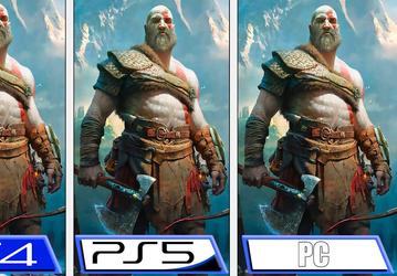«Лучшую игру всех времён» сравнили на PS4, PS5 и топовом ПК. God of War вышла на ПК только вчера