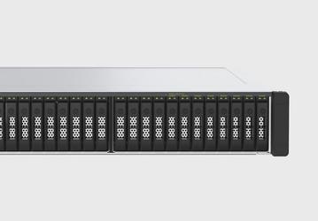 Двухпроцессорное 24-дисковое хранилище Qnap TDS-h2489FU рассчитано на накопители U.2 NVMe PCIe Gen 4 