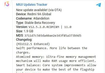 100-долларовый Redmi 9A получил стабильную бета-версию улучшенной MIUI 12.5