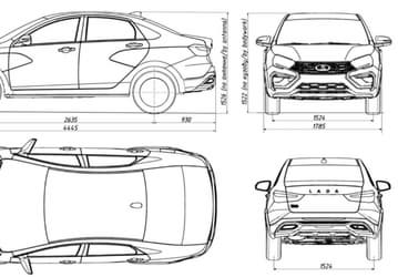 Обновлённая Lada Vesta FL в деталях: опубликованы технические характеристики