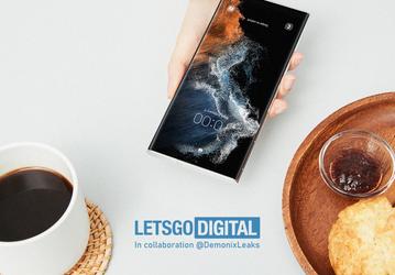 Samsung Galaxy S22 Ultra позирует в руках на живых фото перед завтрашним анонсом