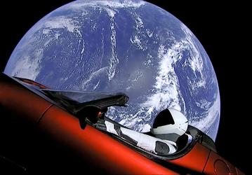 Космический Tesla Roadster Илона Маска преодолел уже более трех миллиардов километров