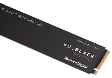 В твердотельных накопителях WD Black SN770 не используется кеширование в DRAM