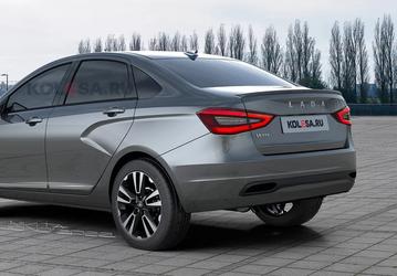 Новую Lada Vesta FL создали в 3D-редакторе по точным чертежам